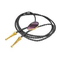 Gemstone Bolo Tie - Amethyst