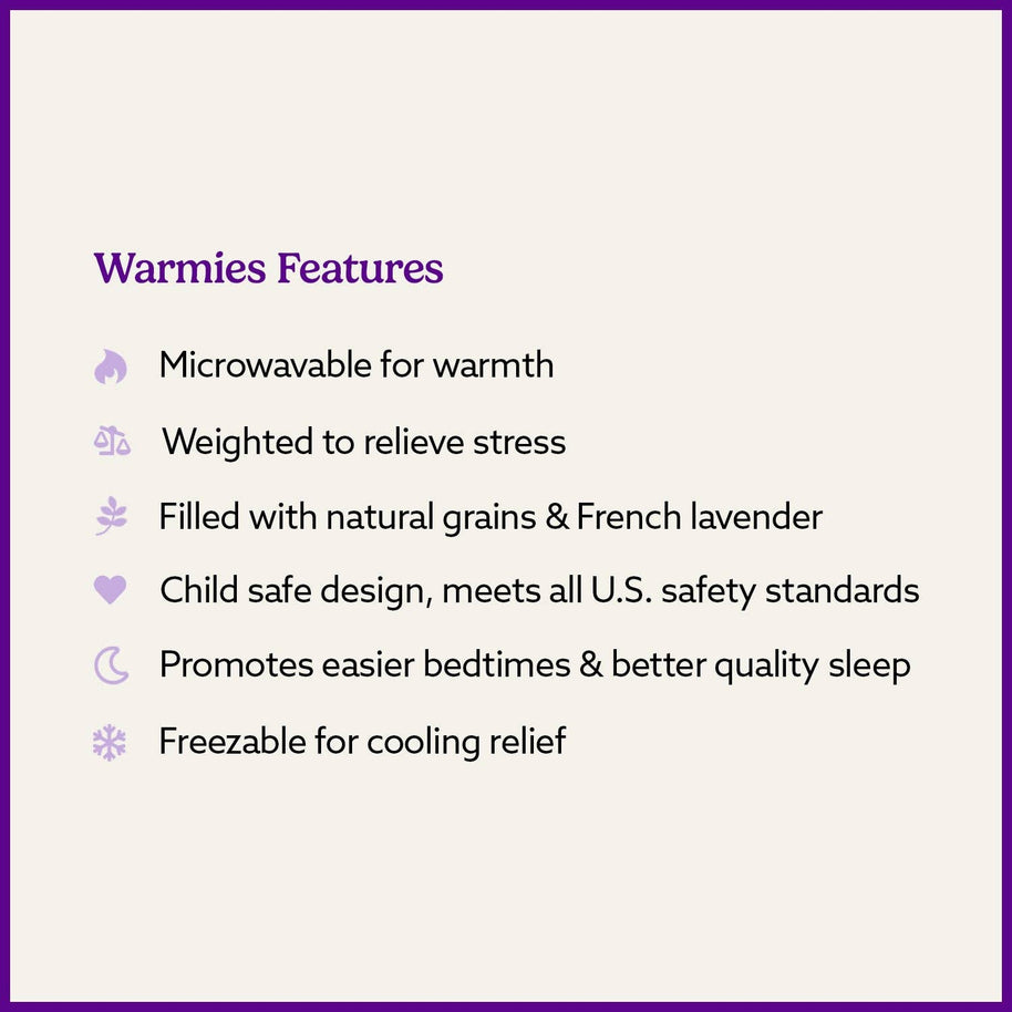 Goat Warmies Junior Weighted lavender scented Plush 9 inch