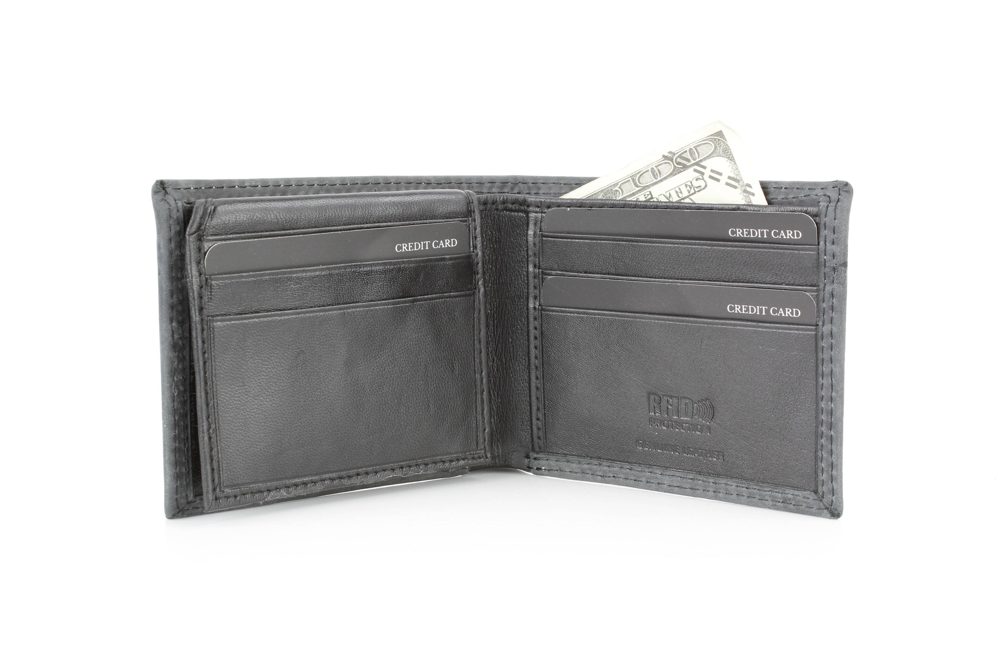 Men’s Bi-Fold Wallet with Praying Cowboy Emboss