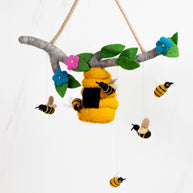 Baby Mobile - Bee Hive and Honey Bee