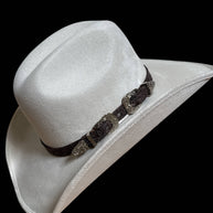 Leather Buckle Belt Hat Band