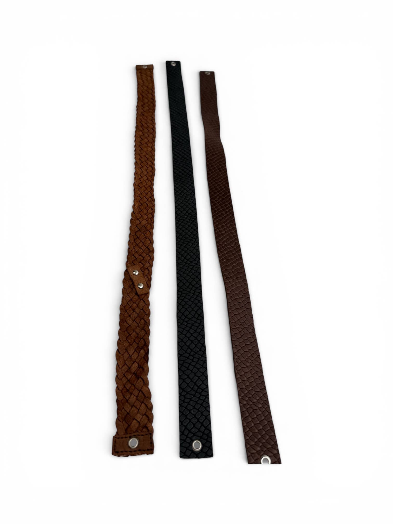 Braided and Textured Leather Bands