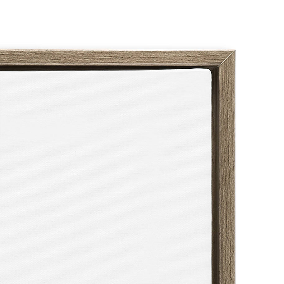 Bison Grazing in Field Floater Framed Art