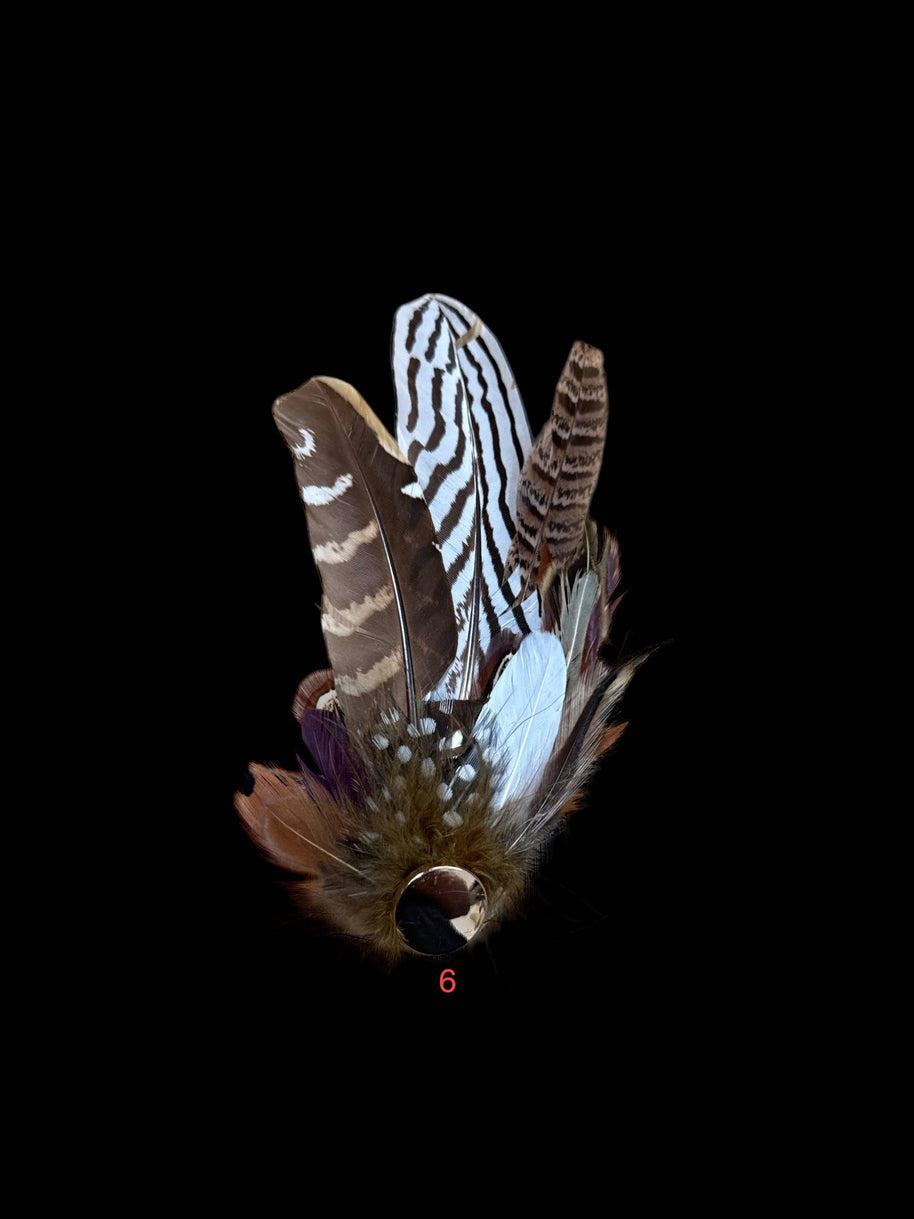 Decorative Side Hat Feathers