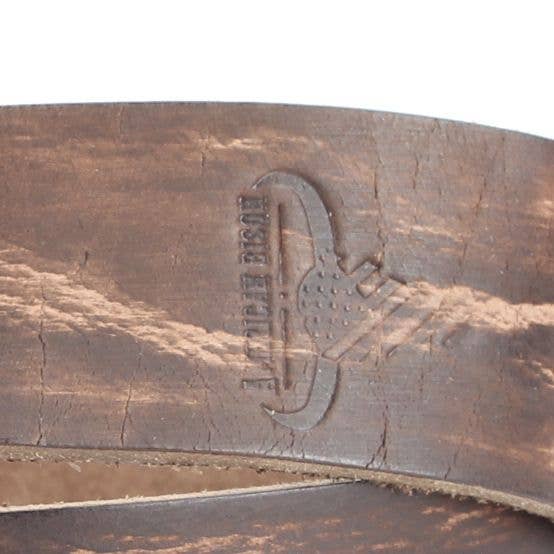 Double Loop Western Belt, Antique Buckle