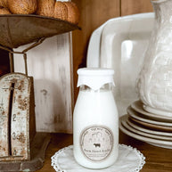 Milk Bottle Candle Farm Stand Apple