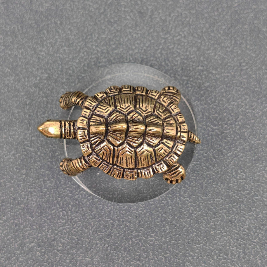 Turtle Brass Figurine