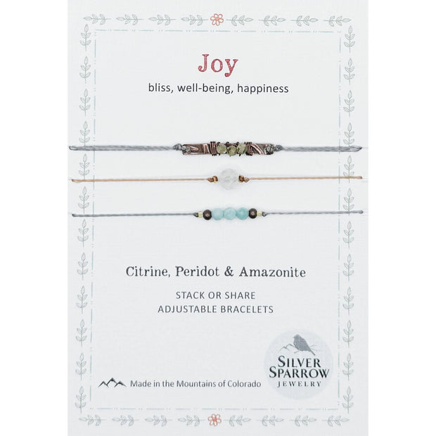 Joy Stackable Bracelet Trio