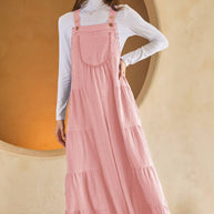 Tired Wide Leg Overall