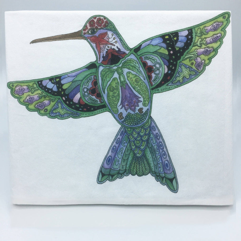 Hummingbird Flour Sack Towel