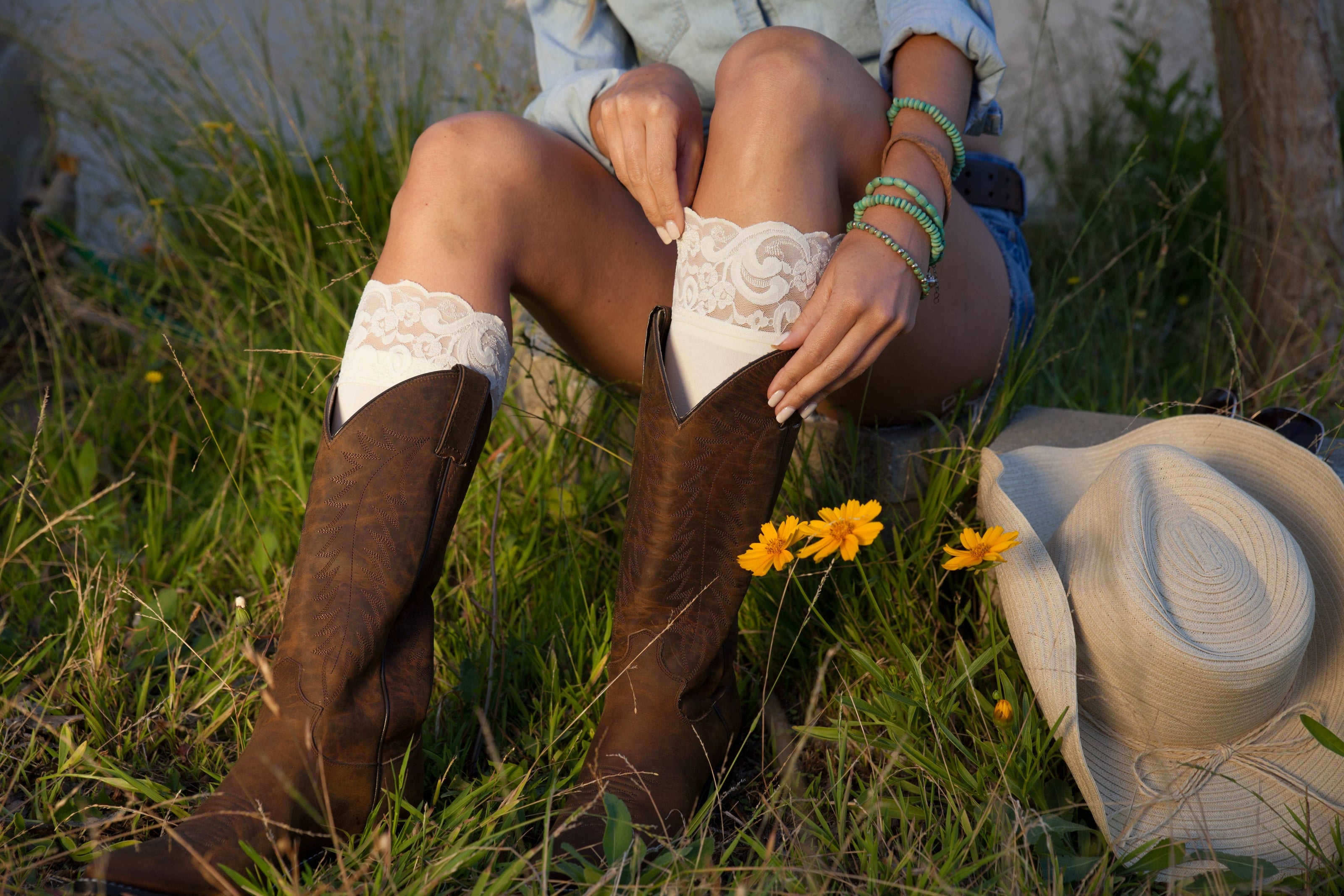 Lace Boot Socks