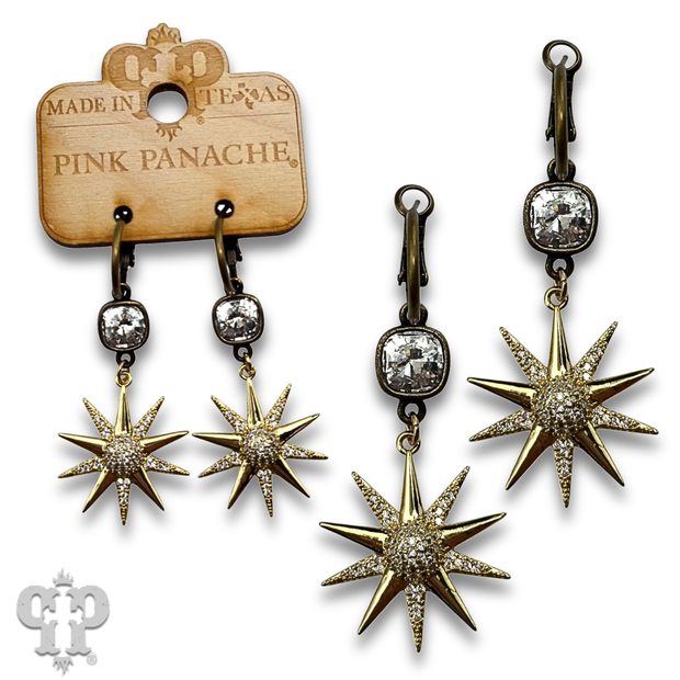 Swarovski® crystals Starburst earrings