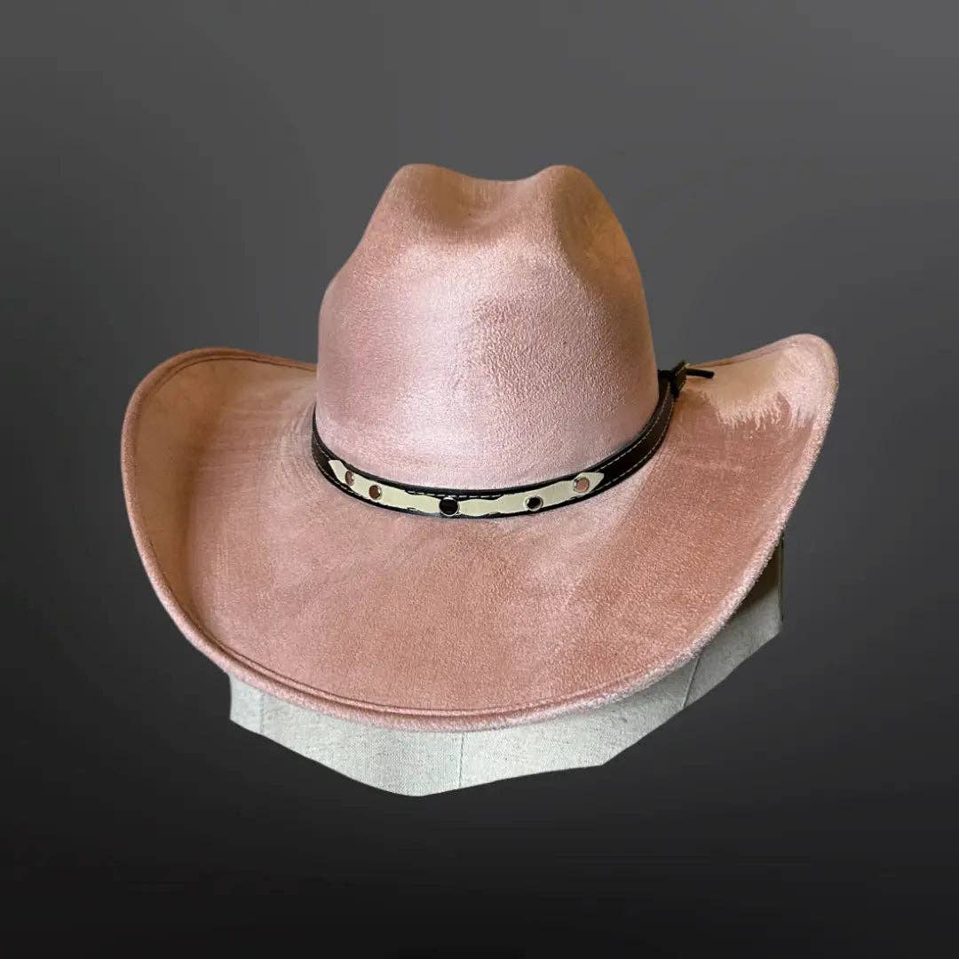 Vegan Suede Cowboy Hat 