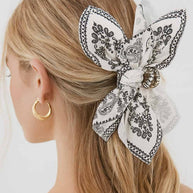 Paisley Print Hair Clip, Several Colors