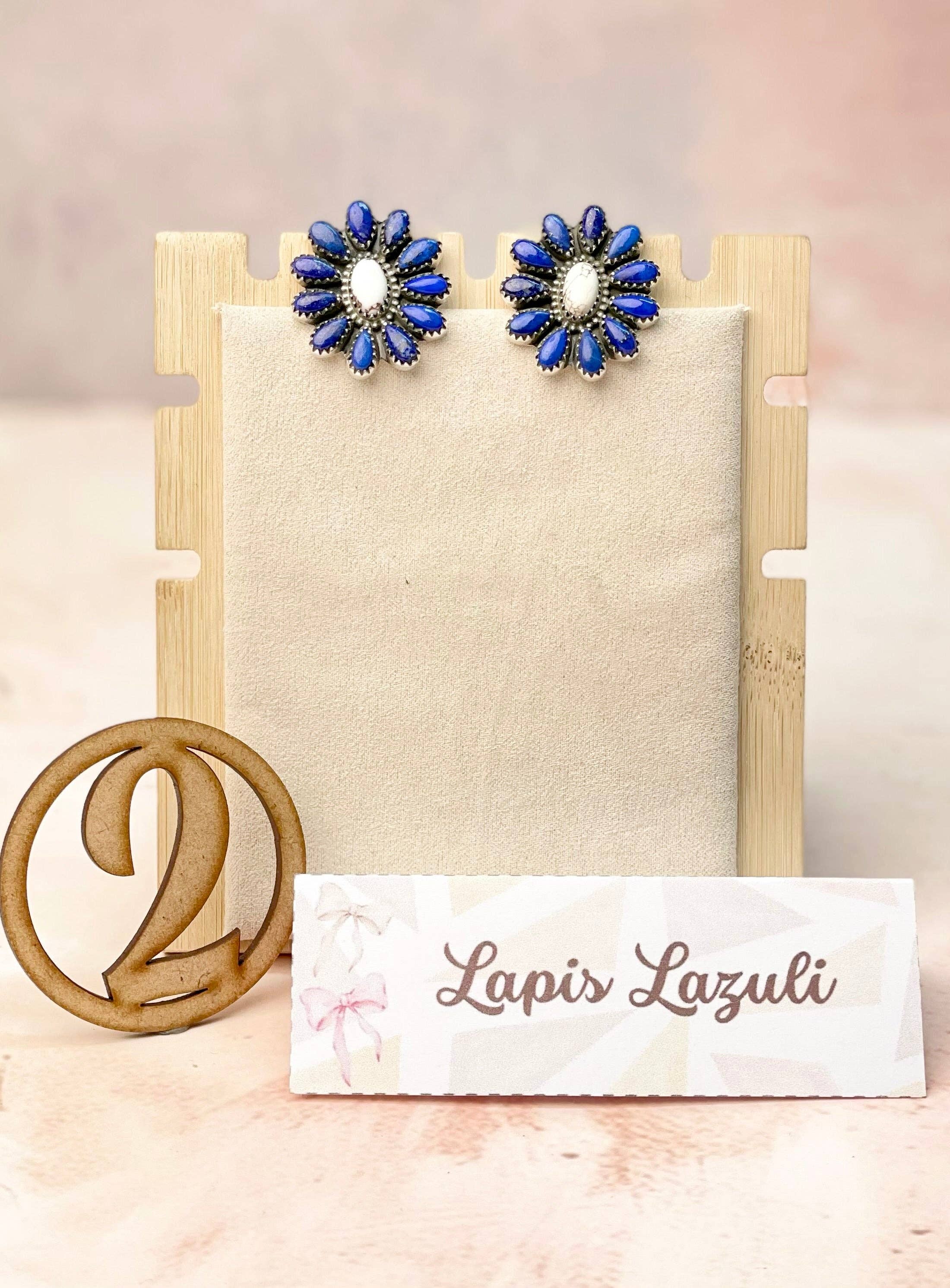 Blooming Stone Earrings