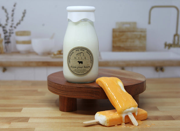 Milk Bottle Candle Bless Your Heart (Orange & Vanilla)