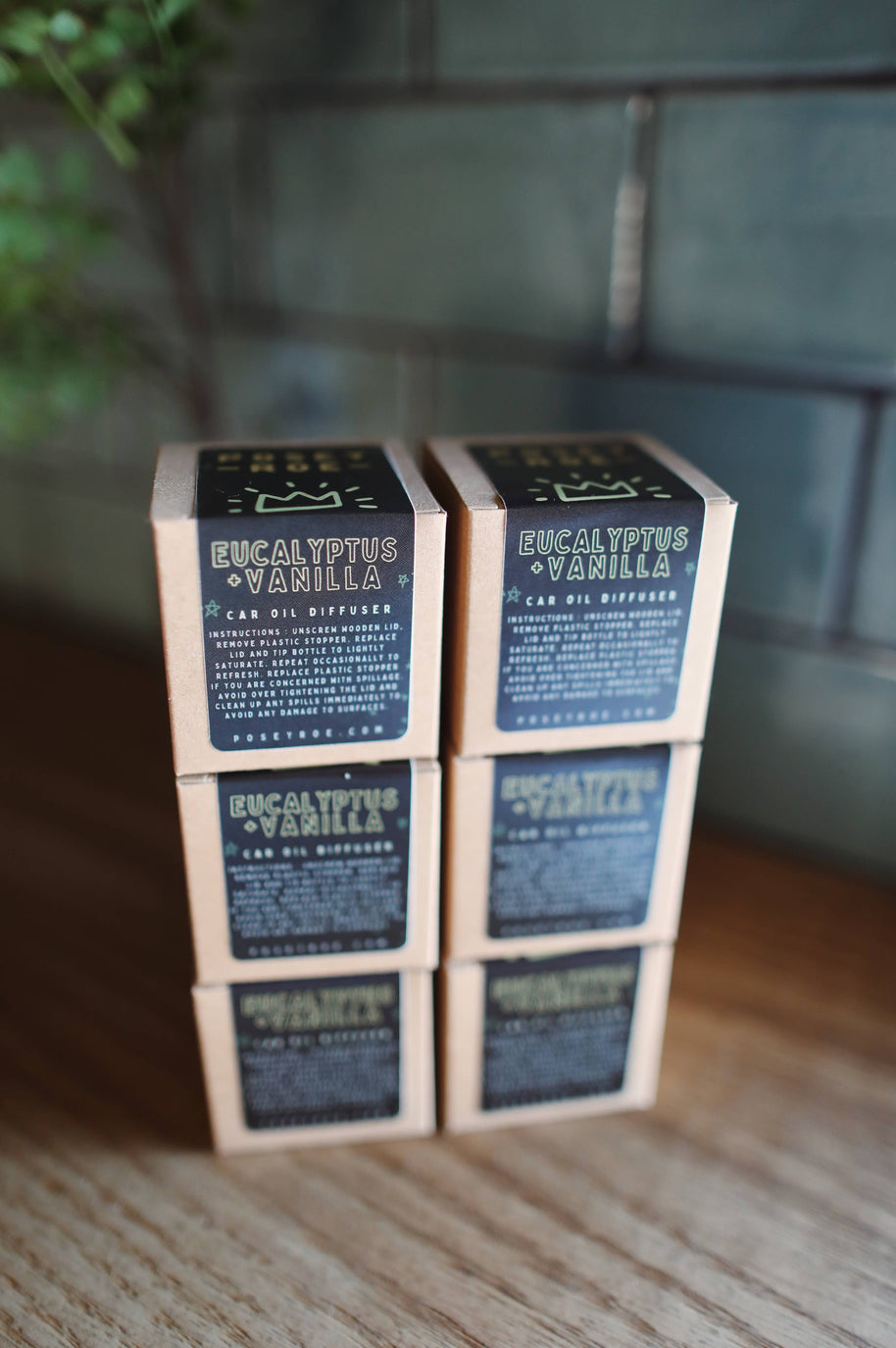 Eucalyptus + Vanilla Car Diffuser
