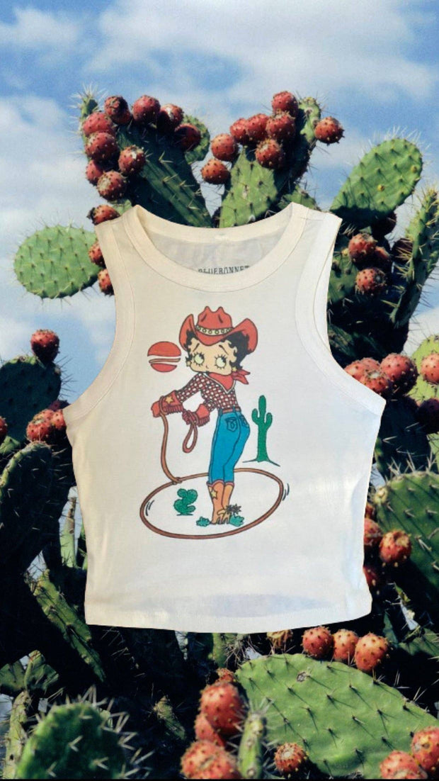 Cowgirl Betty Baby Crop Tank