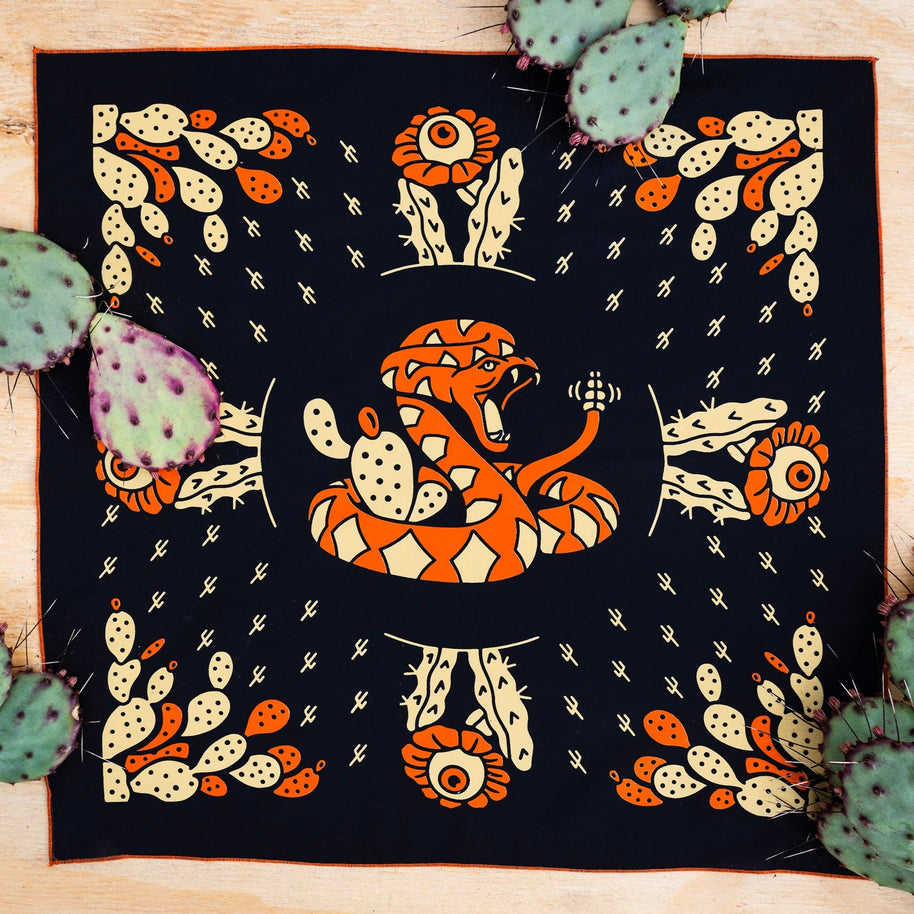 "Cactus Dream" Organic Bandana