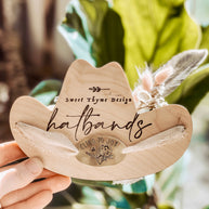 Women's Brass & Silk Hatband