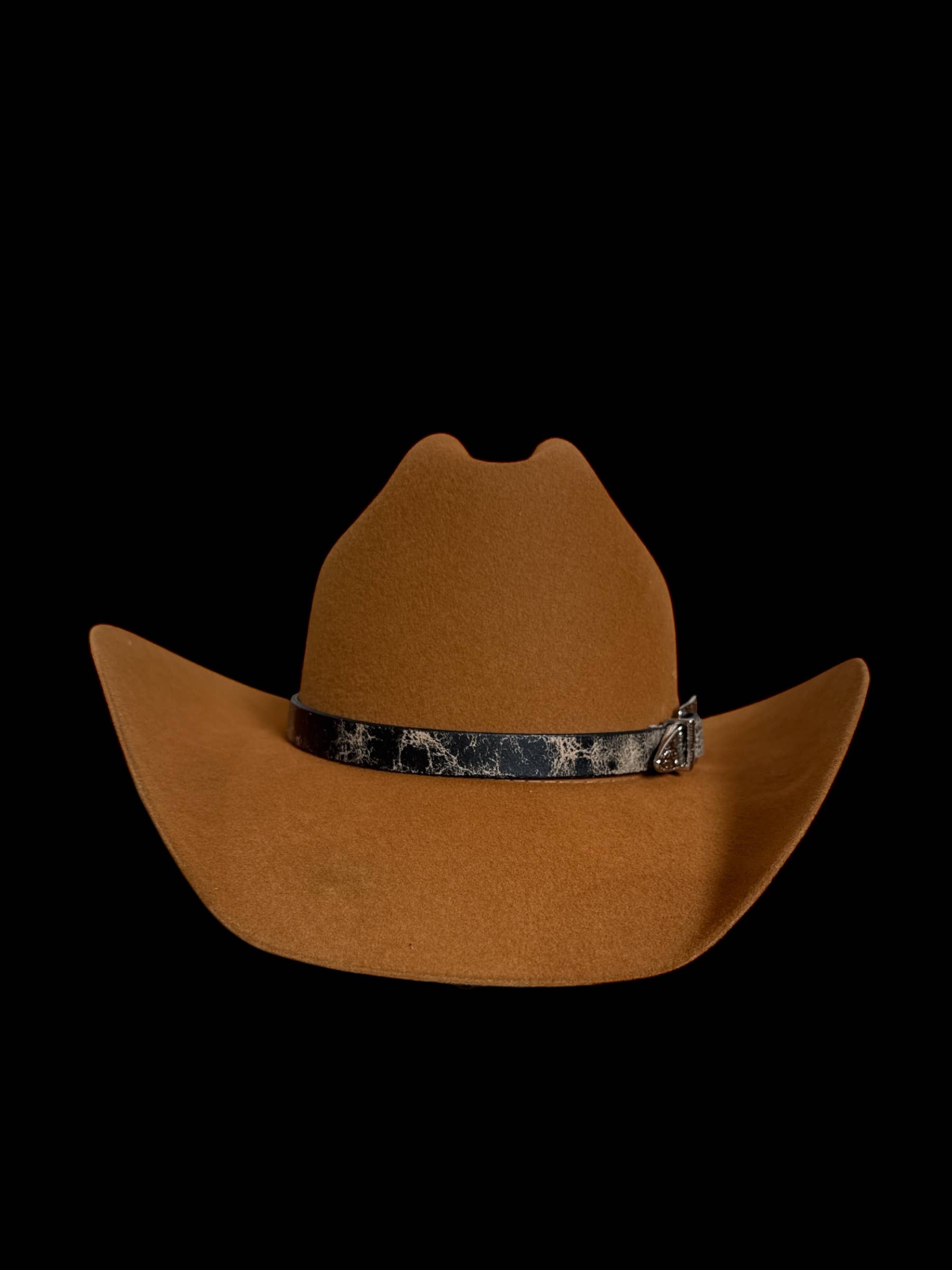 Leather Buckle Belt Hat Band