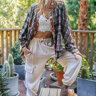 Vintage Washed Plaid Shirt