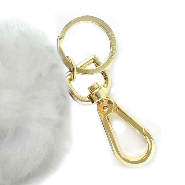 Alpaca Keychain Pom Poms | 6" | White