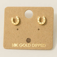 Mini Horseshoe Earrings