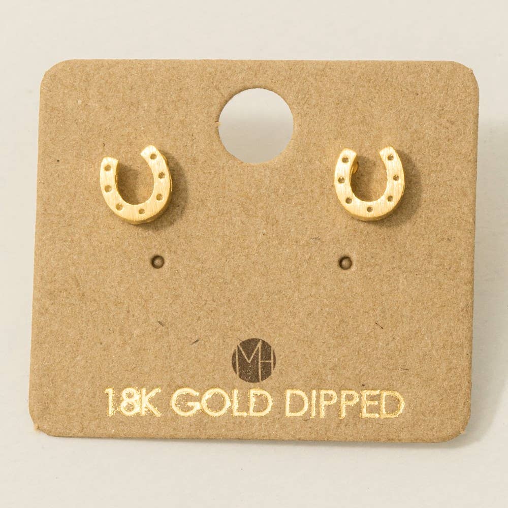 Mini Horseshoe Earrings