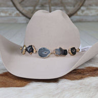 Geode Slice Black Hat Band – Reece