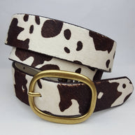Genuine Cow Hair Leather Belt