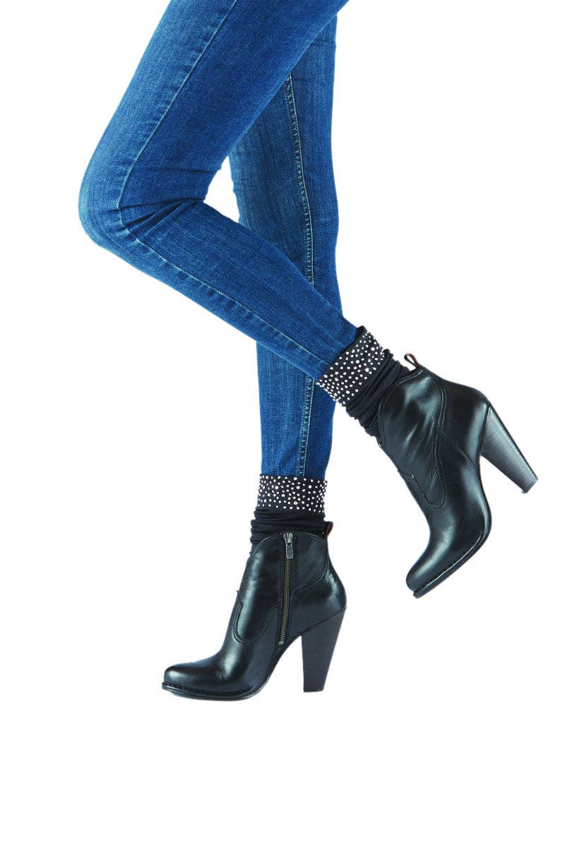 Roxy Rhinestone Knee Hi's
