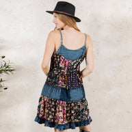 Babydoll Patchwork Dress