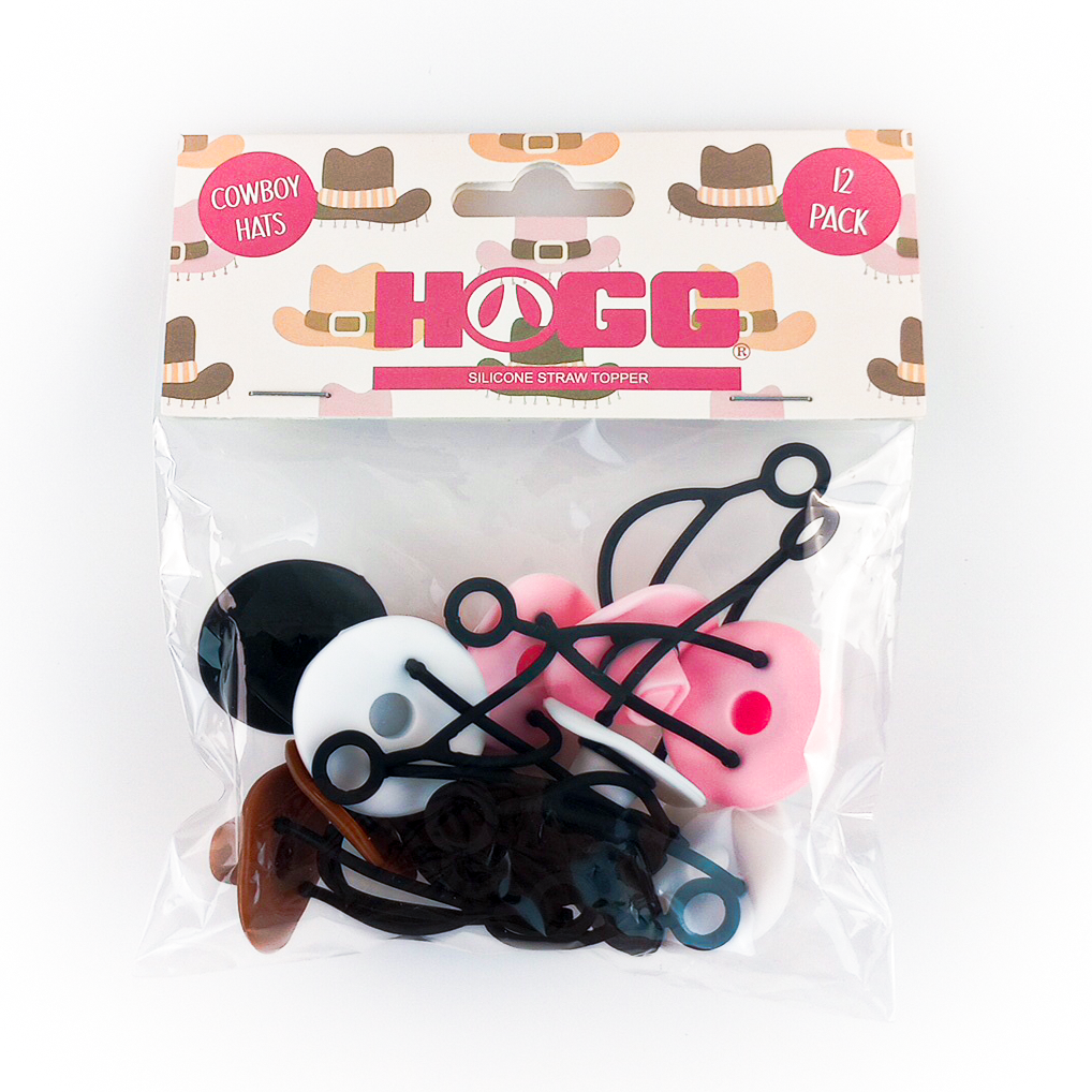 Cowboy Hat Silicone Straw Topper