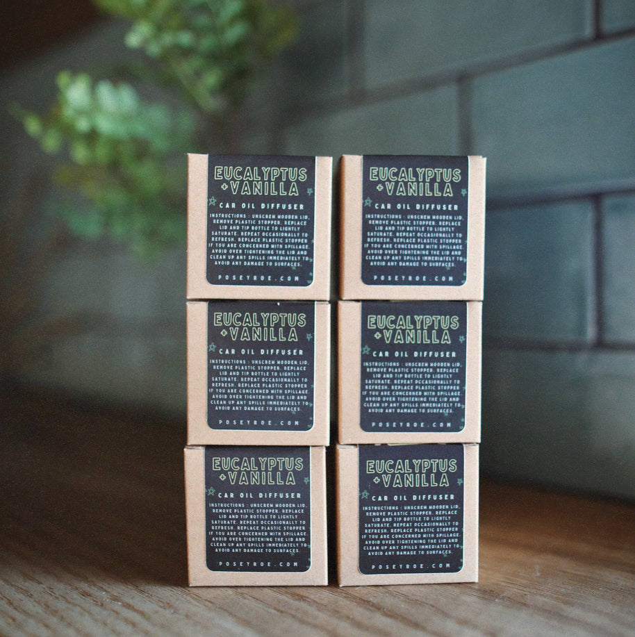 Eucalyptus + Vanilla Car Diffuser