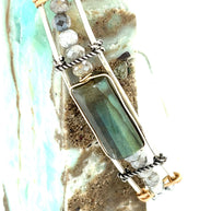 Labradorite Stacking Cuff Bracelet