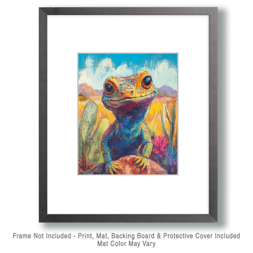 Arizona Lizard - Western and Southwestern Art Prints