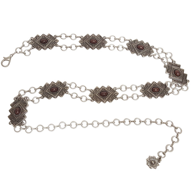 Navajo-Style Concho Chain Belt