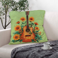 Retro Guitar Pillow