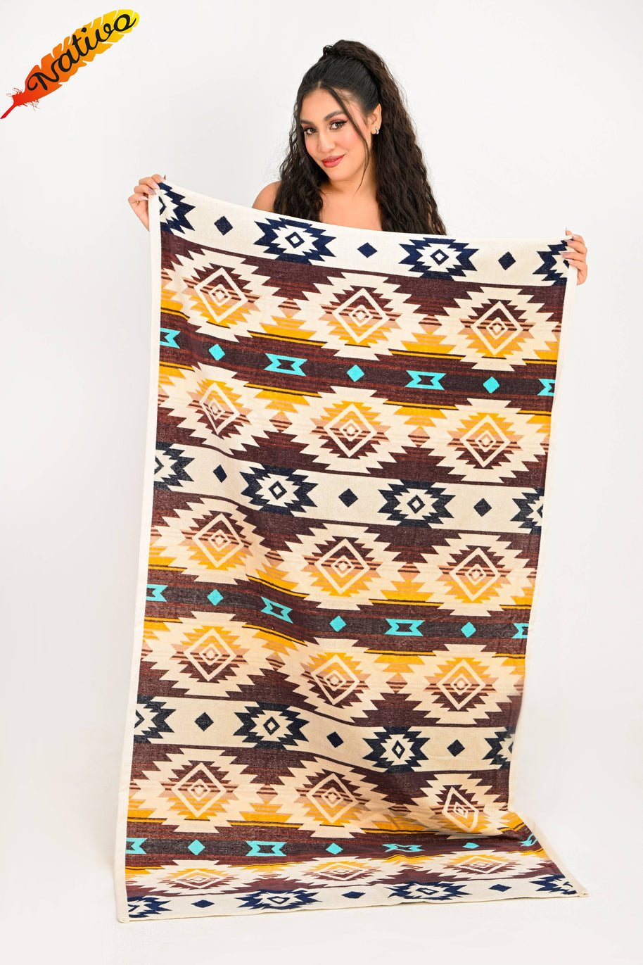 Dakota Beige Beach Towel