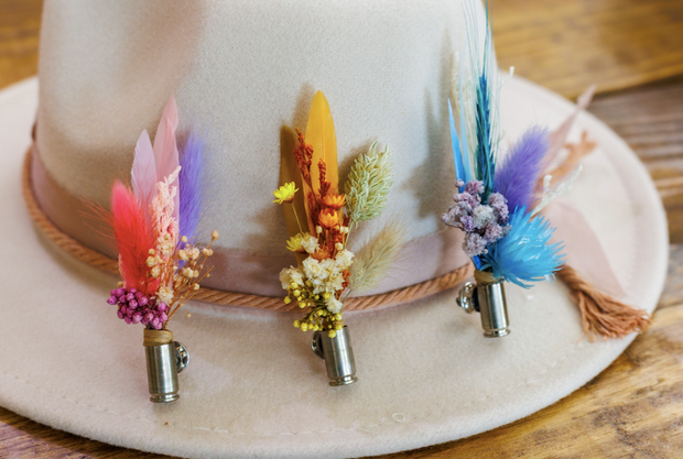 The Mini Pinny - Mini bullet casing hat pin