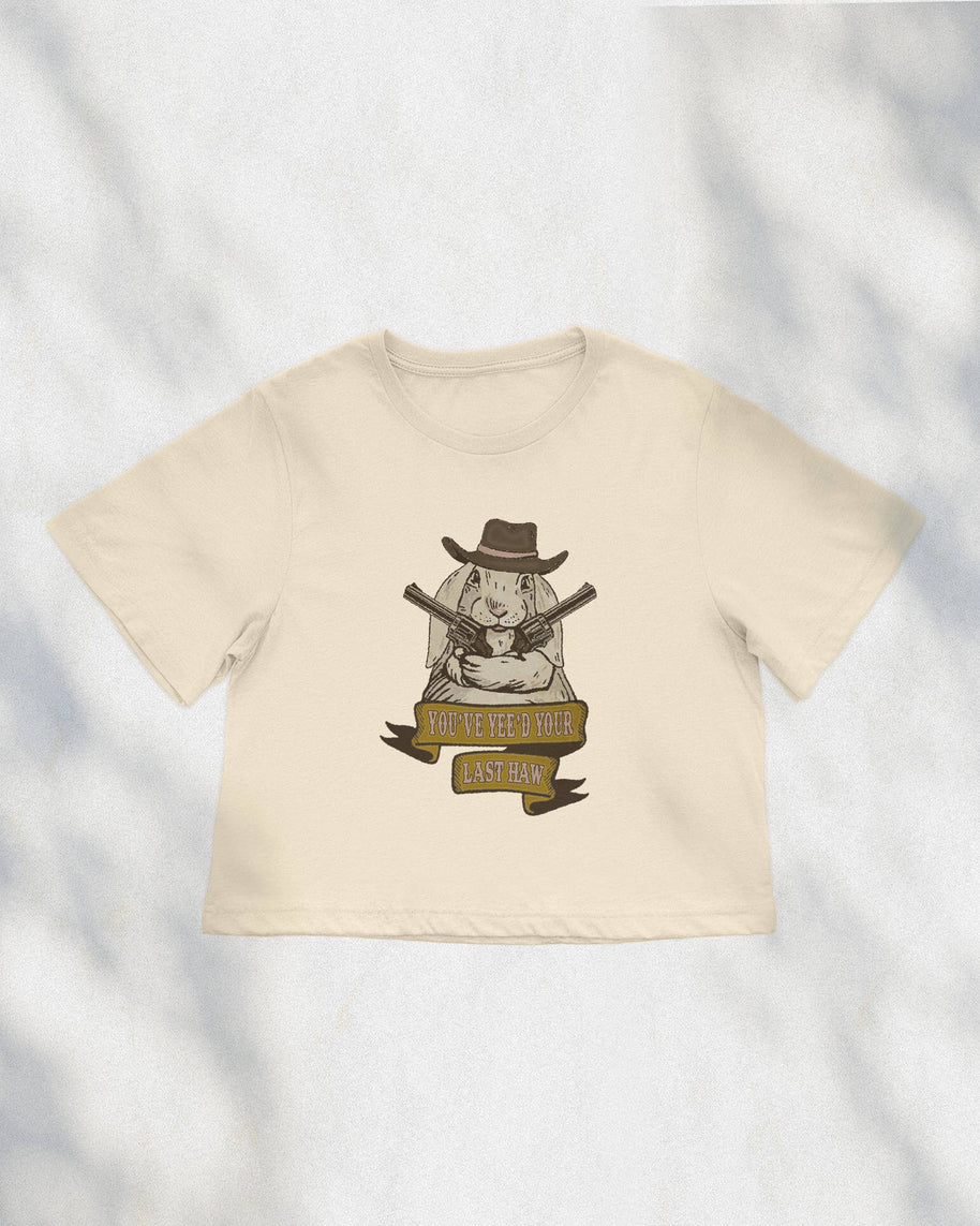 Bunny Cowgirl Boxy Crop Top