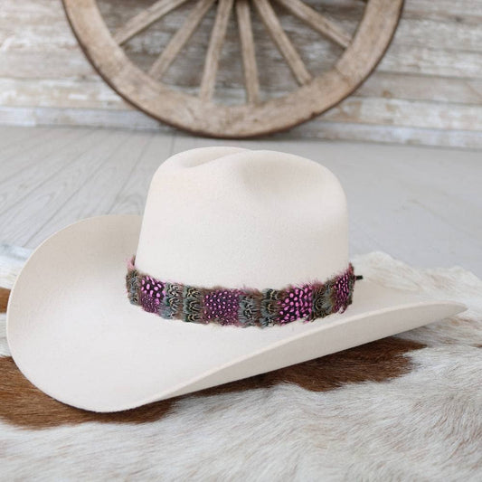 Western Feather Hat Band - Fancy