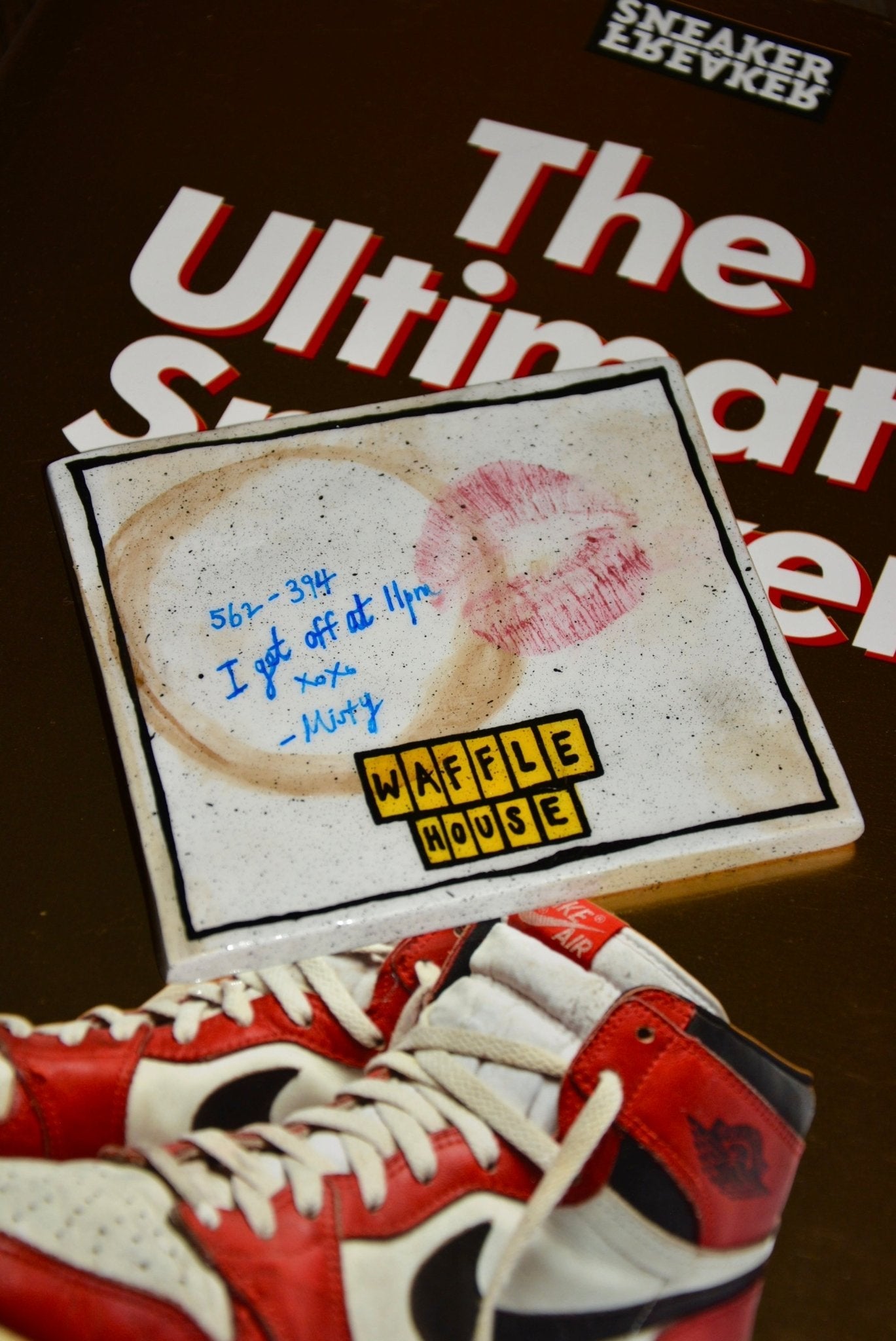 WAFFLE HOUSE-INSPIRED USED NAPKIN COASTER