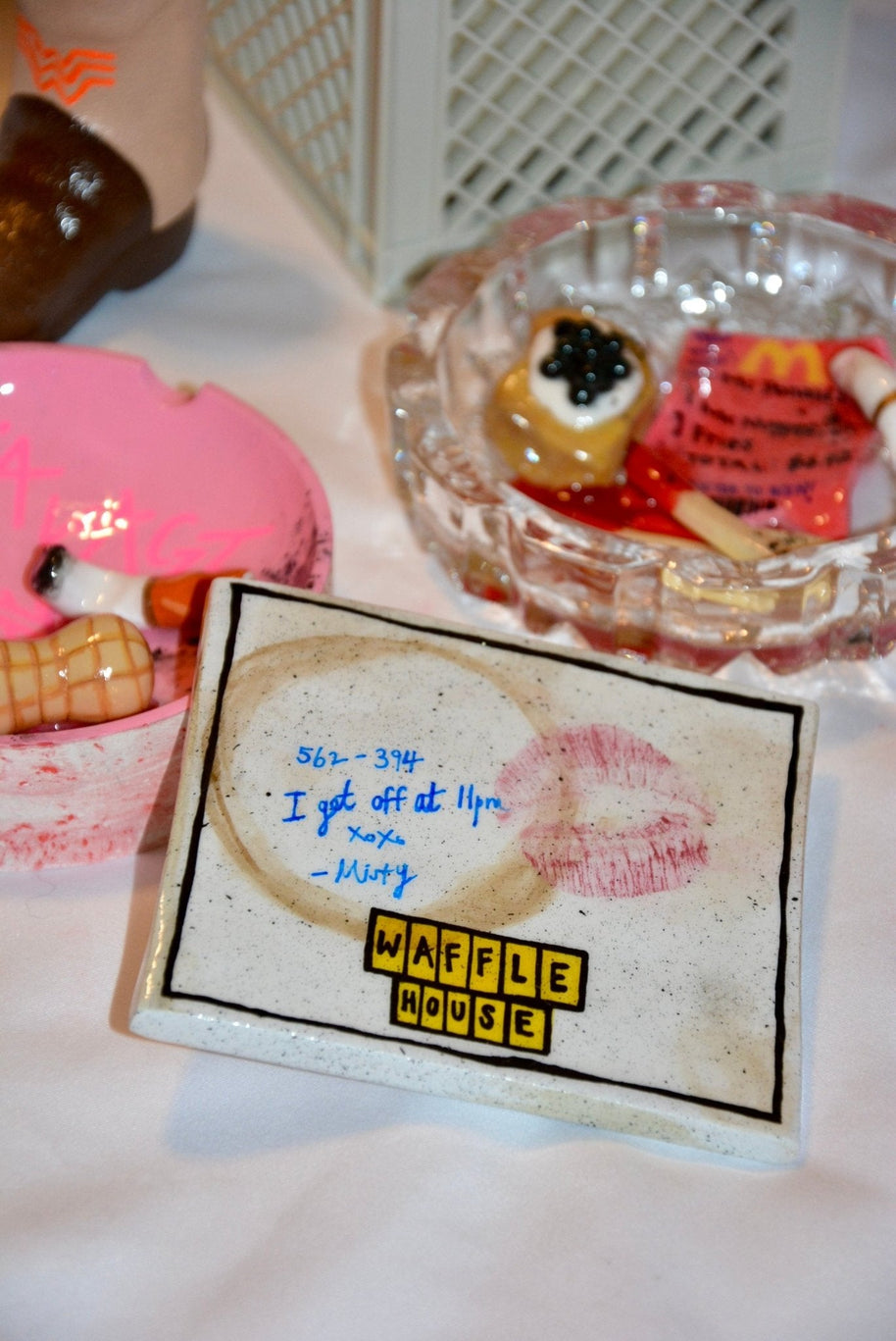 WAFFLE HOUSE-INSPIRED USED NAPKIN COASTER