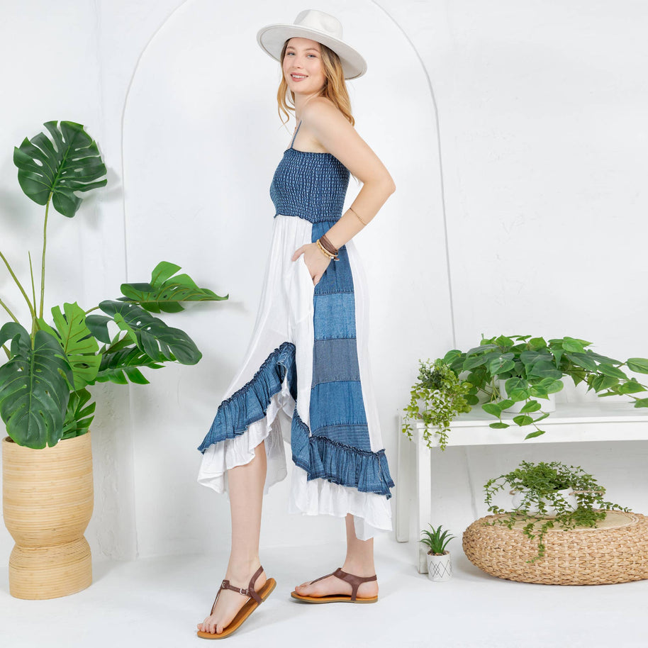 Smocked Ruffle Dress