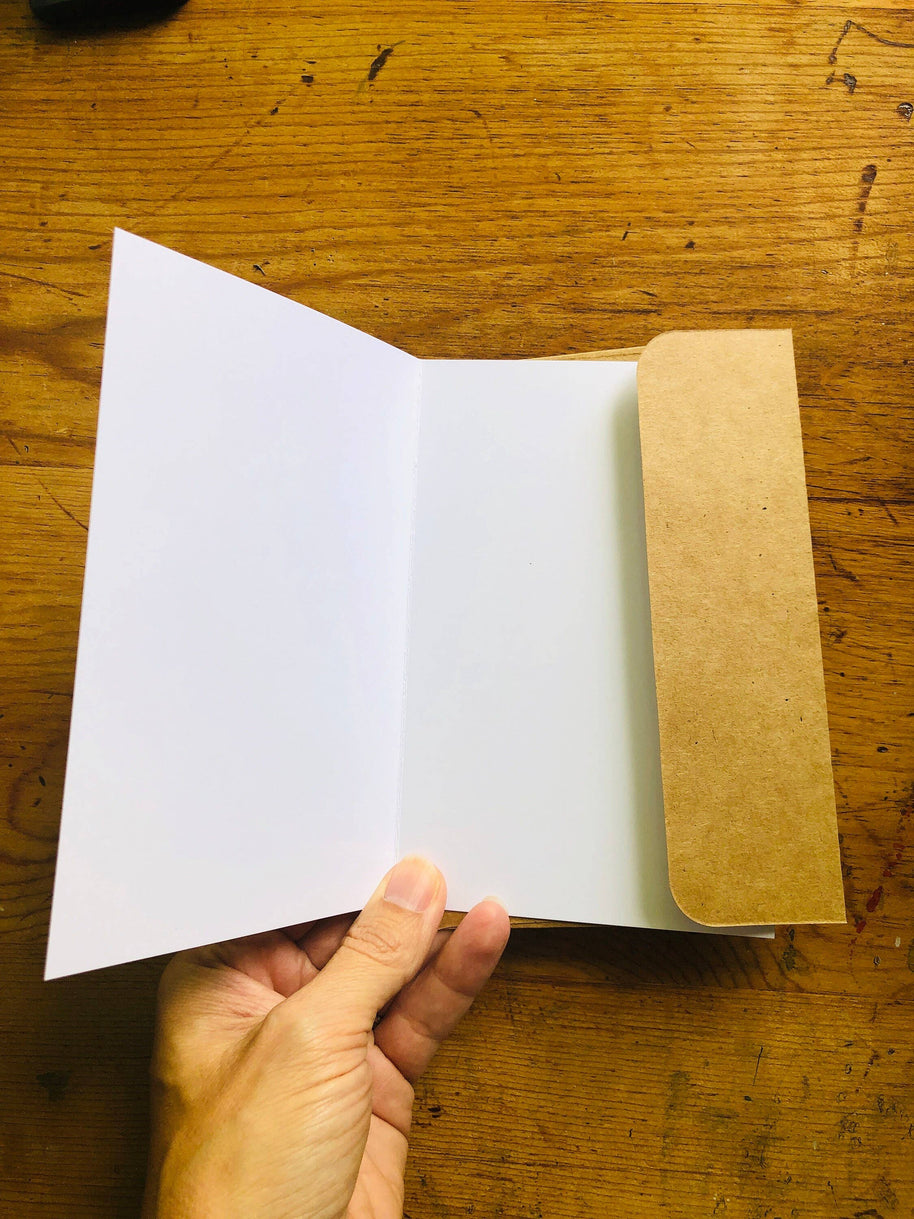 Greeting Card: I'm Here For the Party Opossum Possum, Art