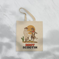 Boot Scootin Kitties Tote Bag