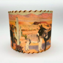 Lampshade Two Burros, 14 inch