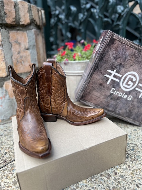 Corral Circle G Honey Short Boots